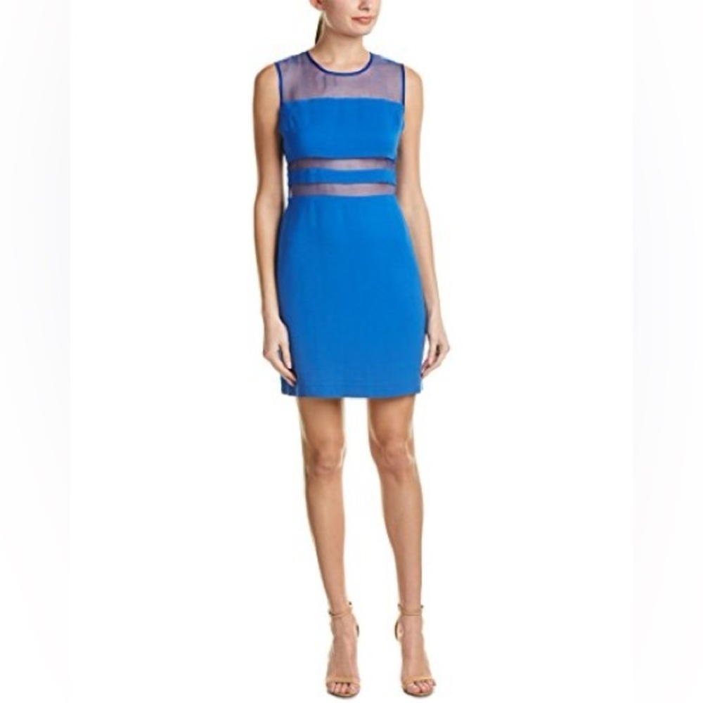 Sandro Womens Rocket Sheath Dress
Blue Size 1 / Small